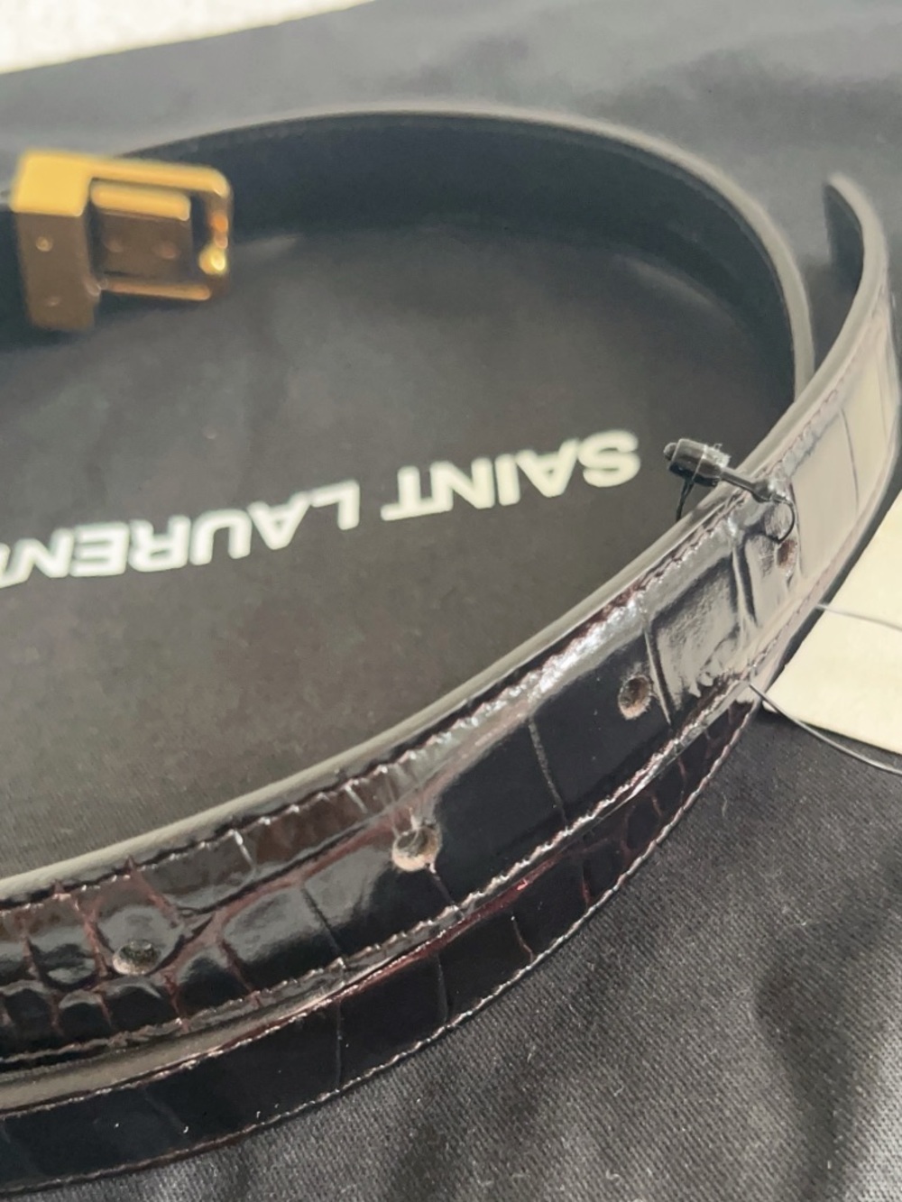 Saint Laurent La 66 Buckle Belt - Picture 4 of 16